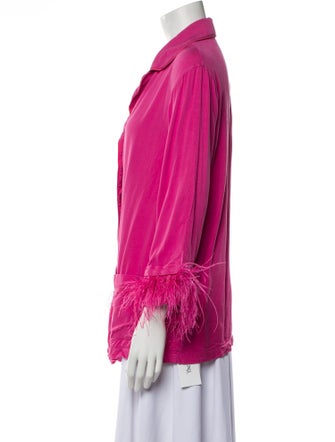 Sleeper Feather Trim Pajamas