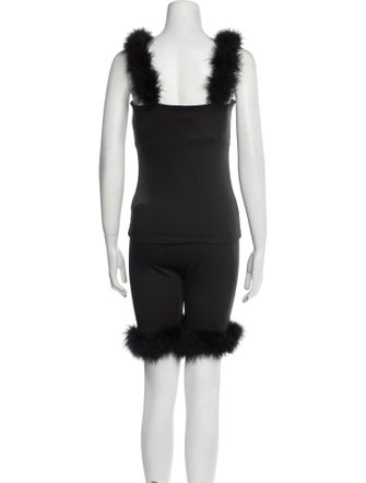 Sleeper Feather Trim Lounge Set