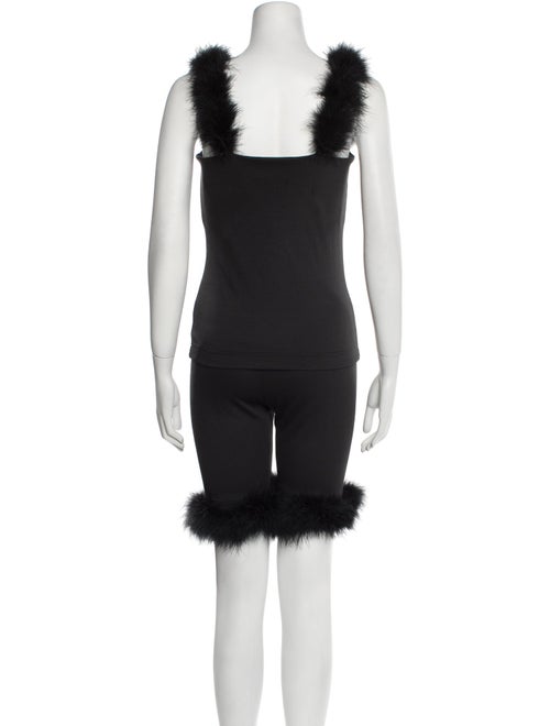 Sleeper Feather Trim Lounge Set