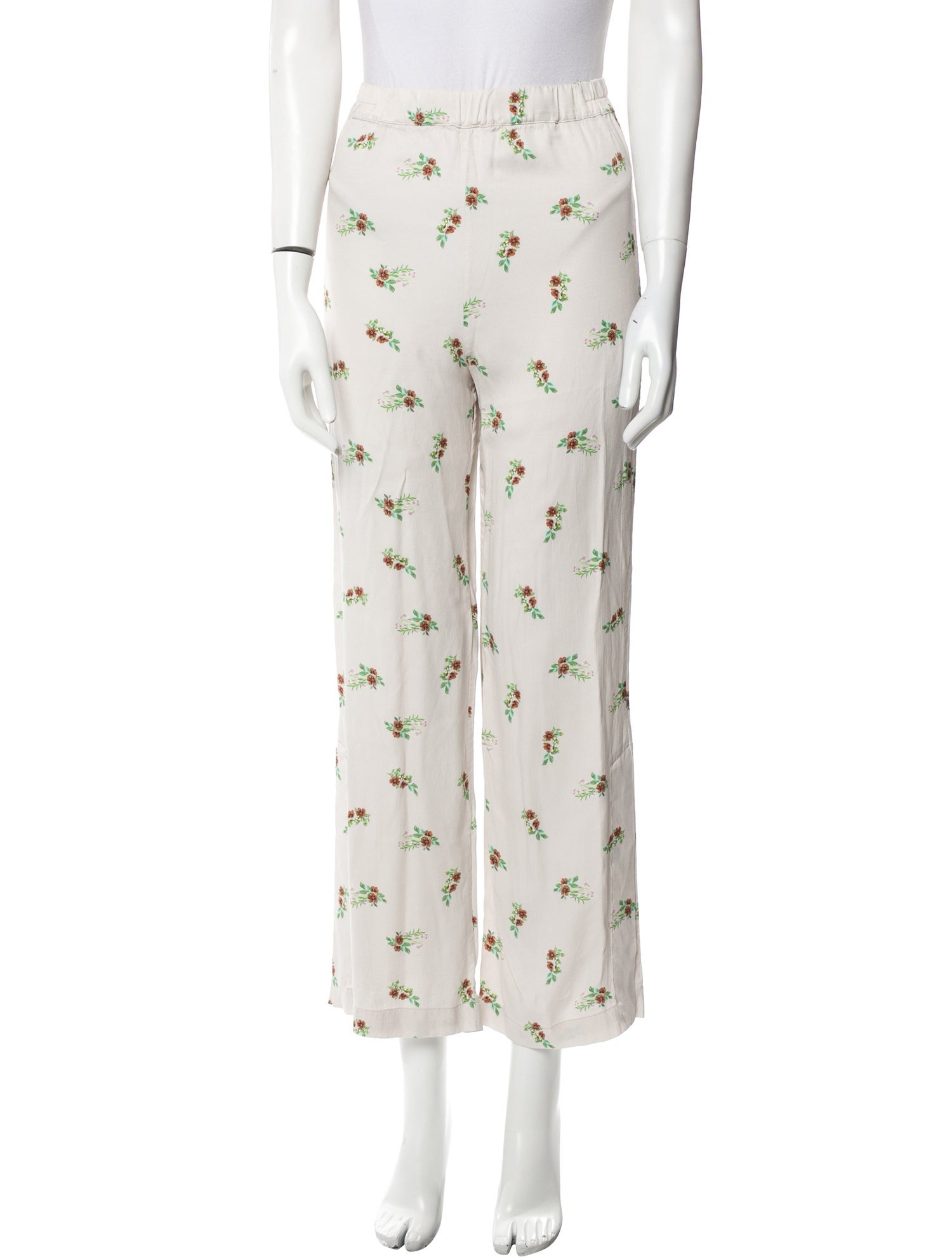 Sleeper Floral Print Straight Leg Pants