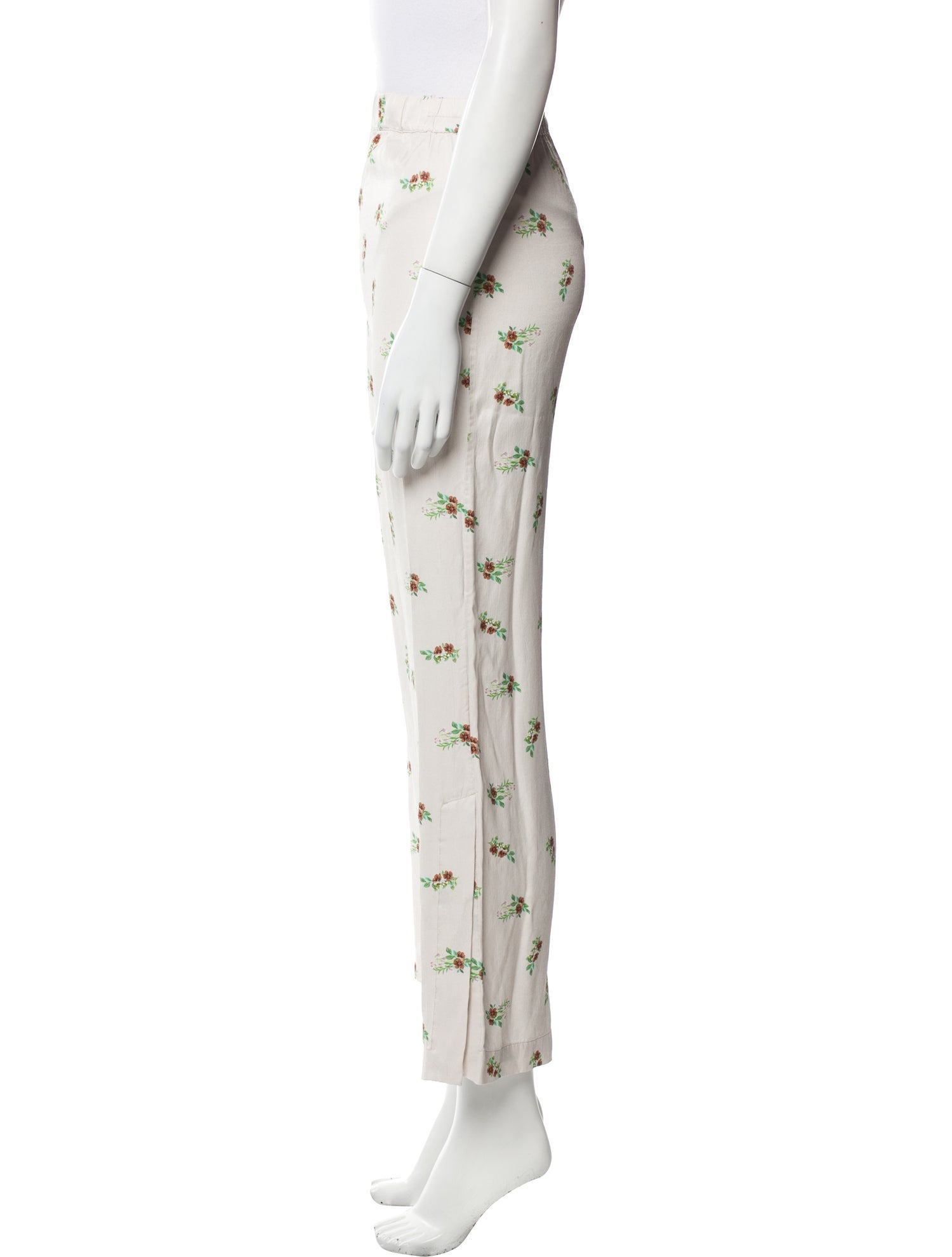 Sleeper Floral Print Straight Leg Pants