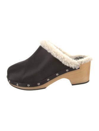 Sleeper Satin Studded Accents Mules