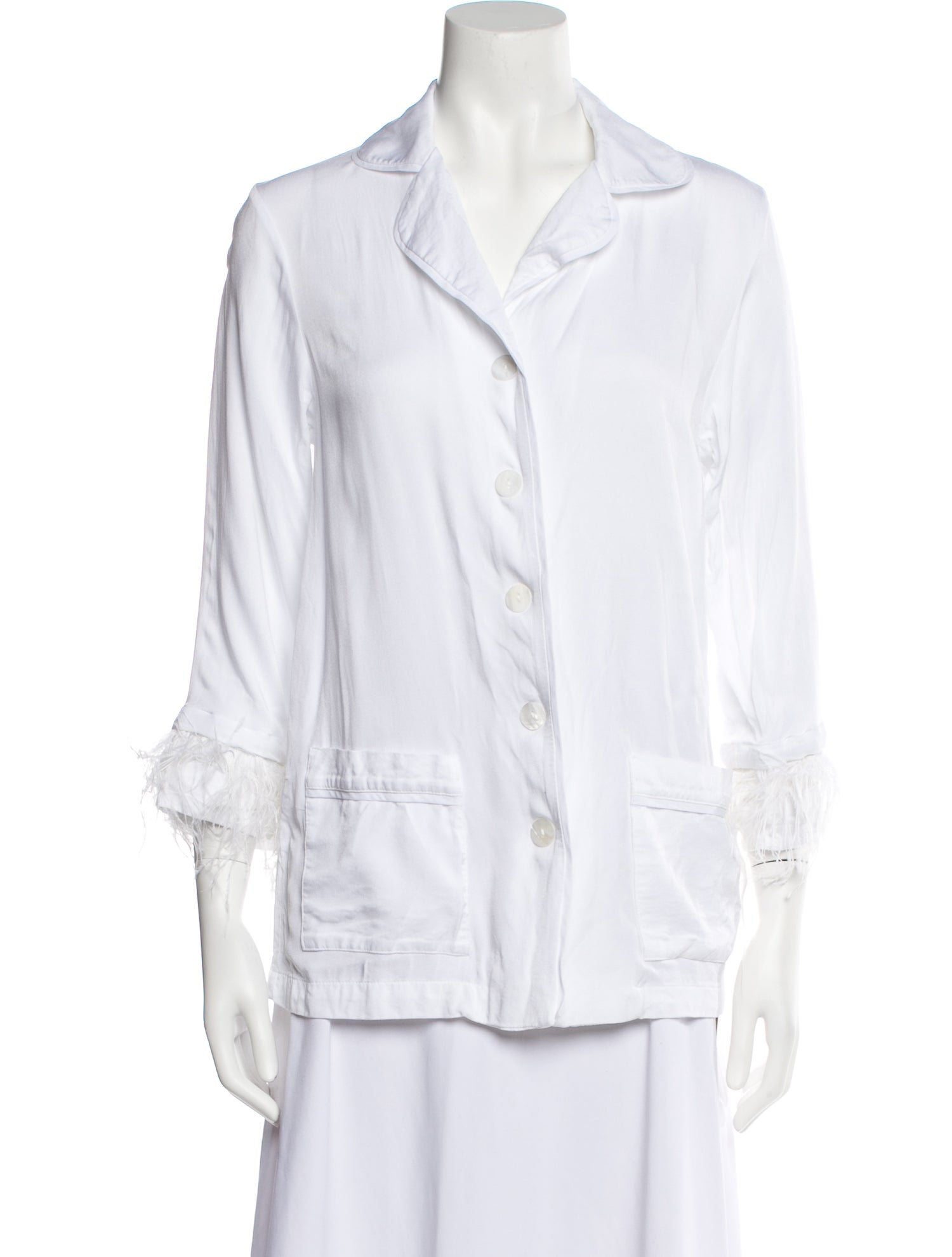 Sleeper Feather Trim Pajamas