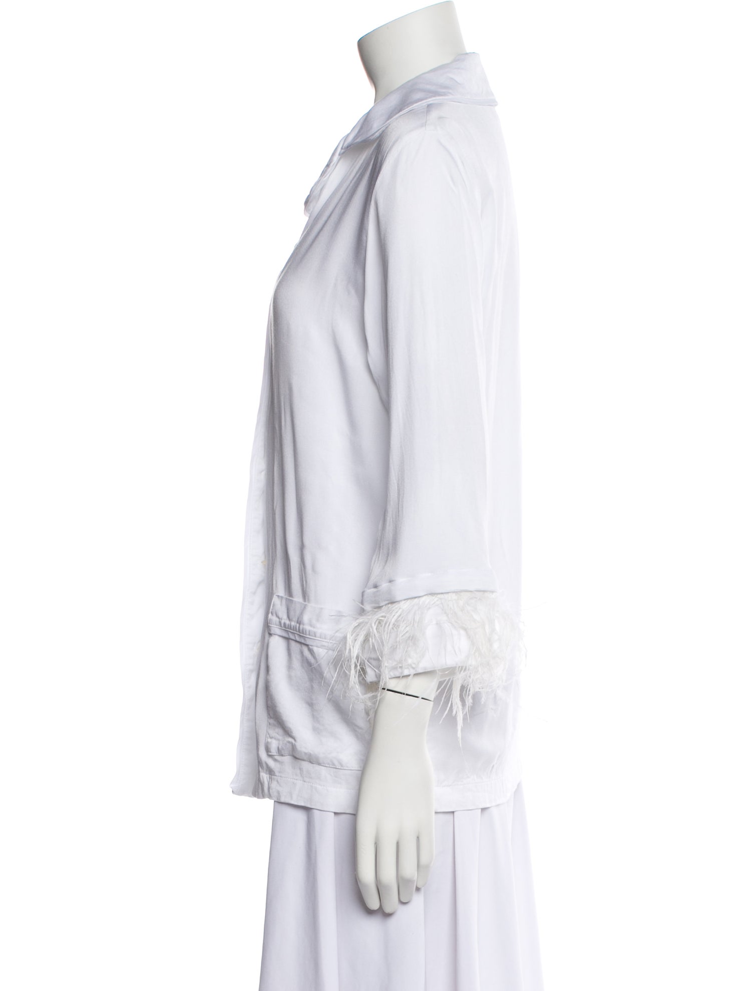 Sleeper Feather Trim Pajamas