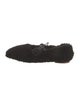 Sleeper Shearling Pom-Pom Embellishments Loafers