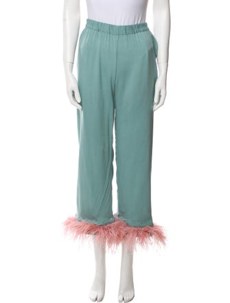 Sleeper Feather Trim Pajamas