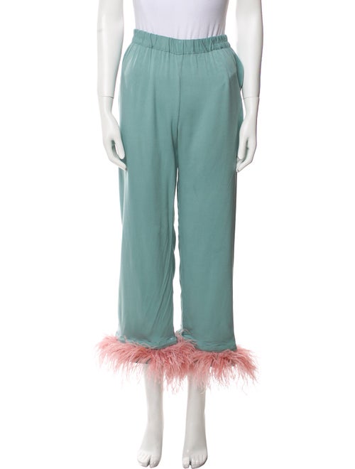 Sleeper Feather Trim Pajamas