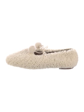 Sleeper Fur Faux Fur Trim Flats
