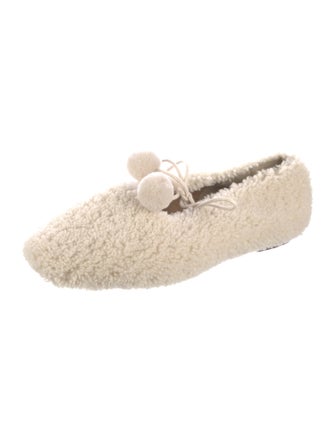 Sleeper Fur Faux Fur Trim Flats
