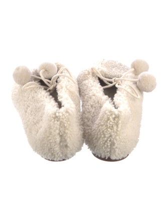 Sleeper Fur Faux Fur Trim Flats