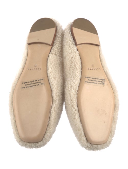 Sleeper Fur Faux Fur Trim Flats