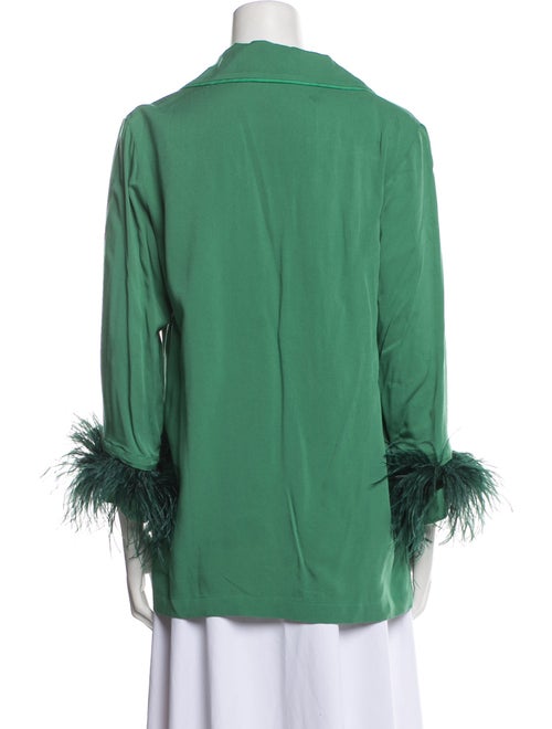 Sleeper Feather Trim Pajamas