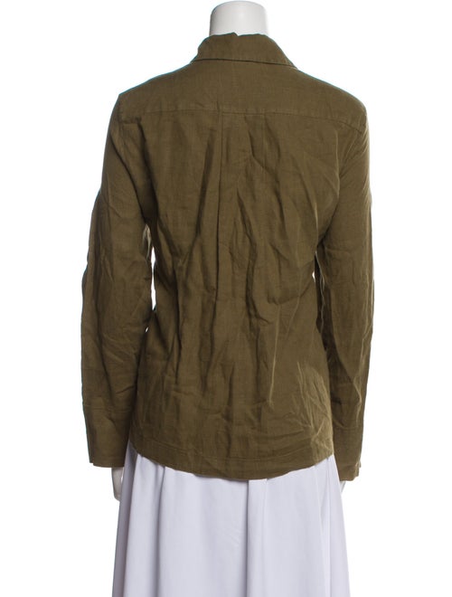 Sleeper Linen Long Sleeve Button-Up Top