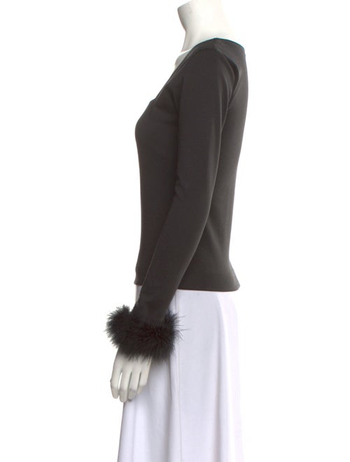 Sleeper Square Neckline Long Sleeve Top