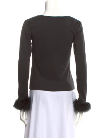 Sleeper Square Neckline Long Sleeve Top