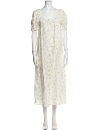 Sleeper Linen Printed Nightgown