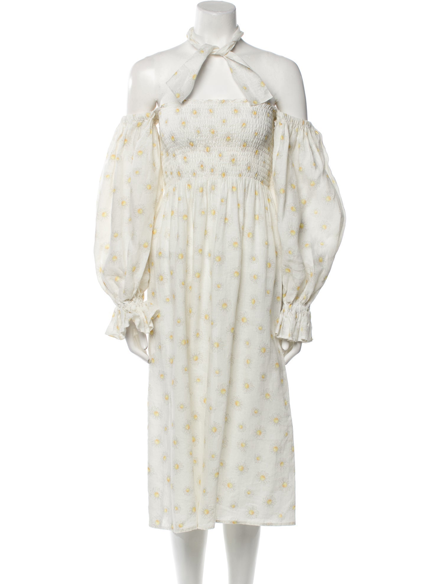 Sleeper Linen Midi Length Dress