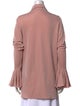 Sleeper Long Sleeve Button-Up Top