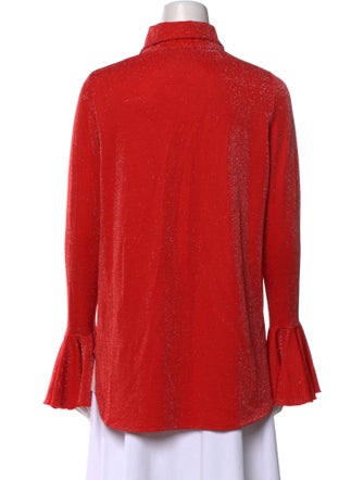 Sleeper Long Sleeve Button-Up Top