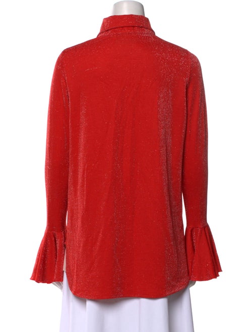 Sleeper Long Sleeve Button-Up Top