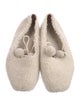 Sleeper Shearling Fur Trim Flats