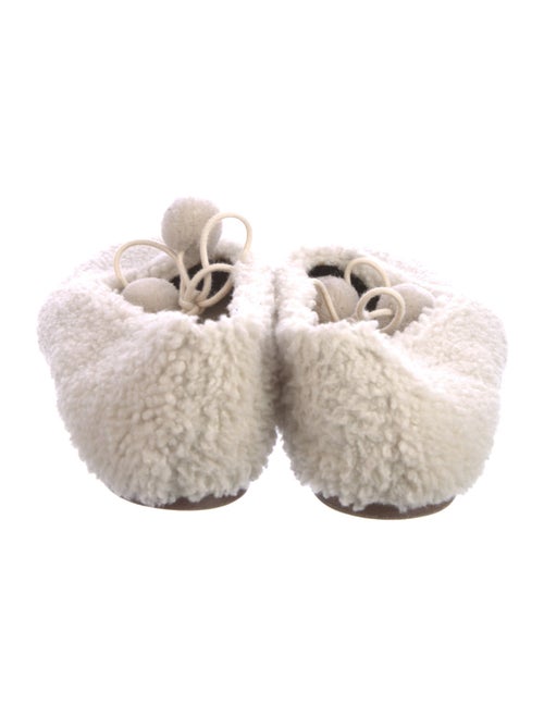 Sleeper Shearling Fur Trim Flats