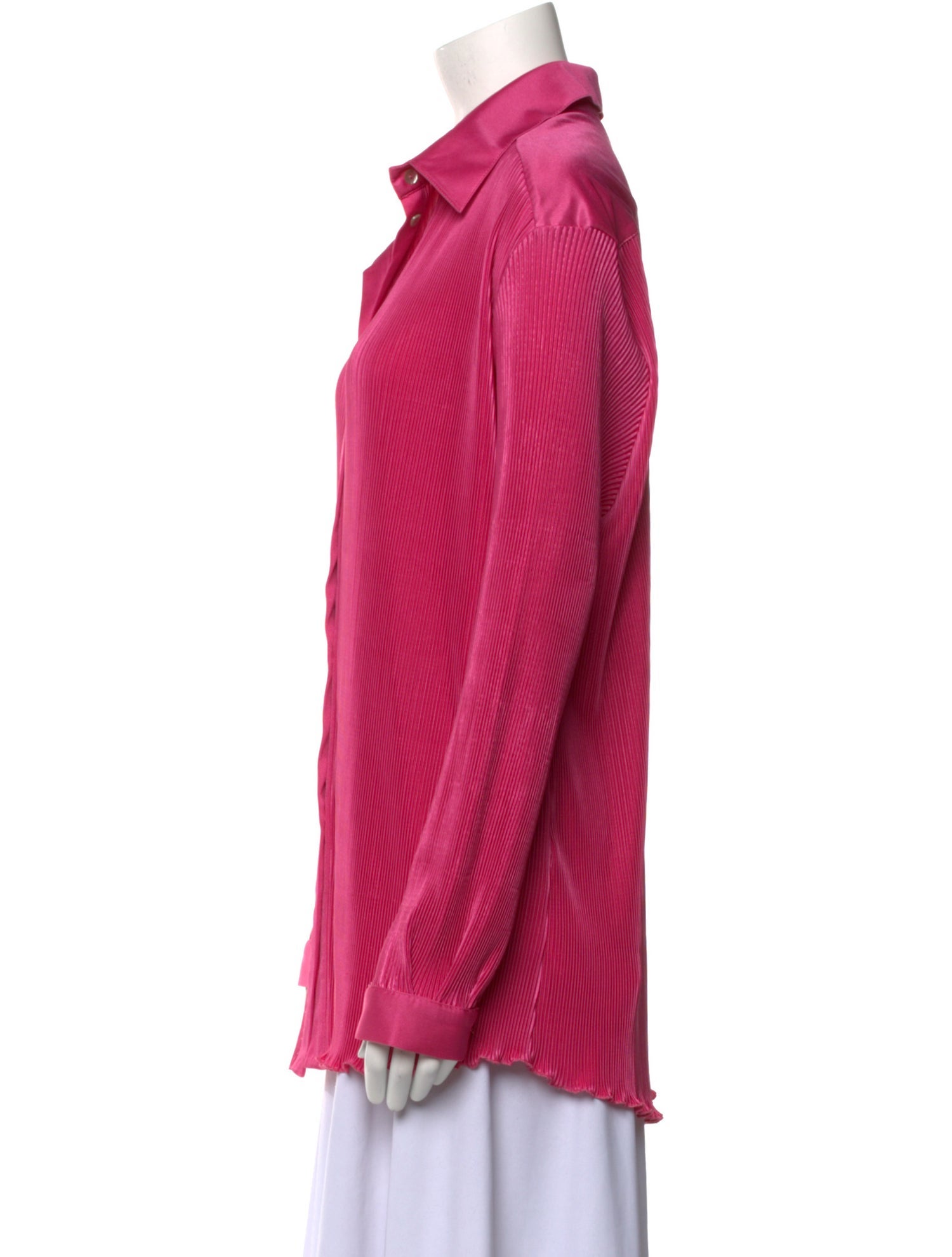 Sleeper Long Sleeve Button-Up Top