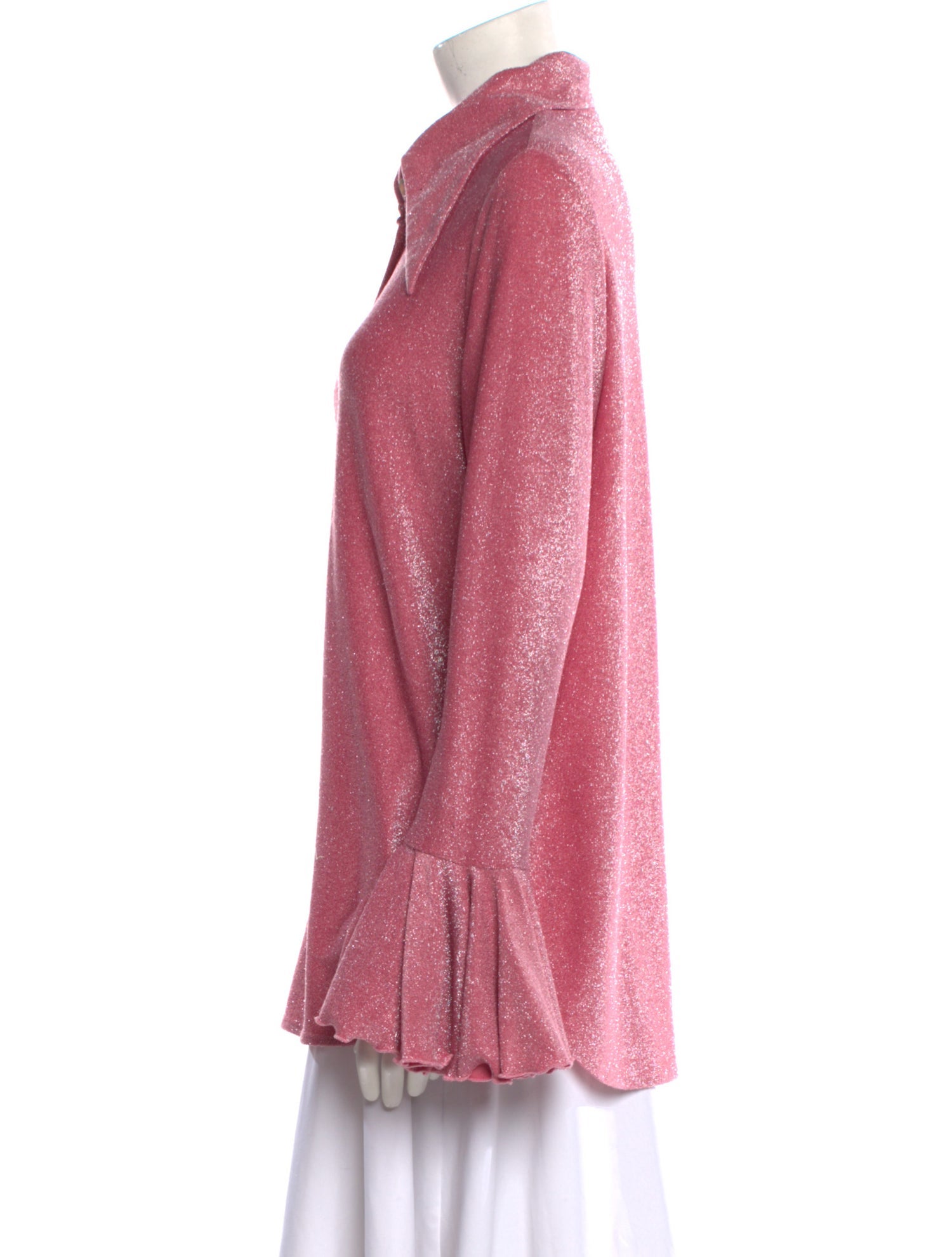 Sleeper Long Sleeve Button-Up Top