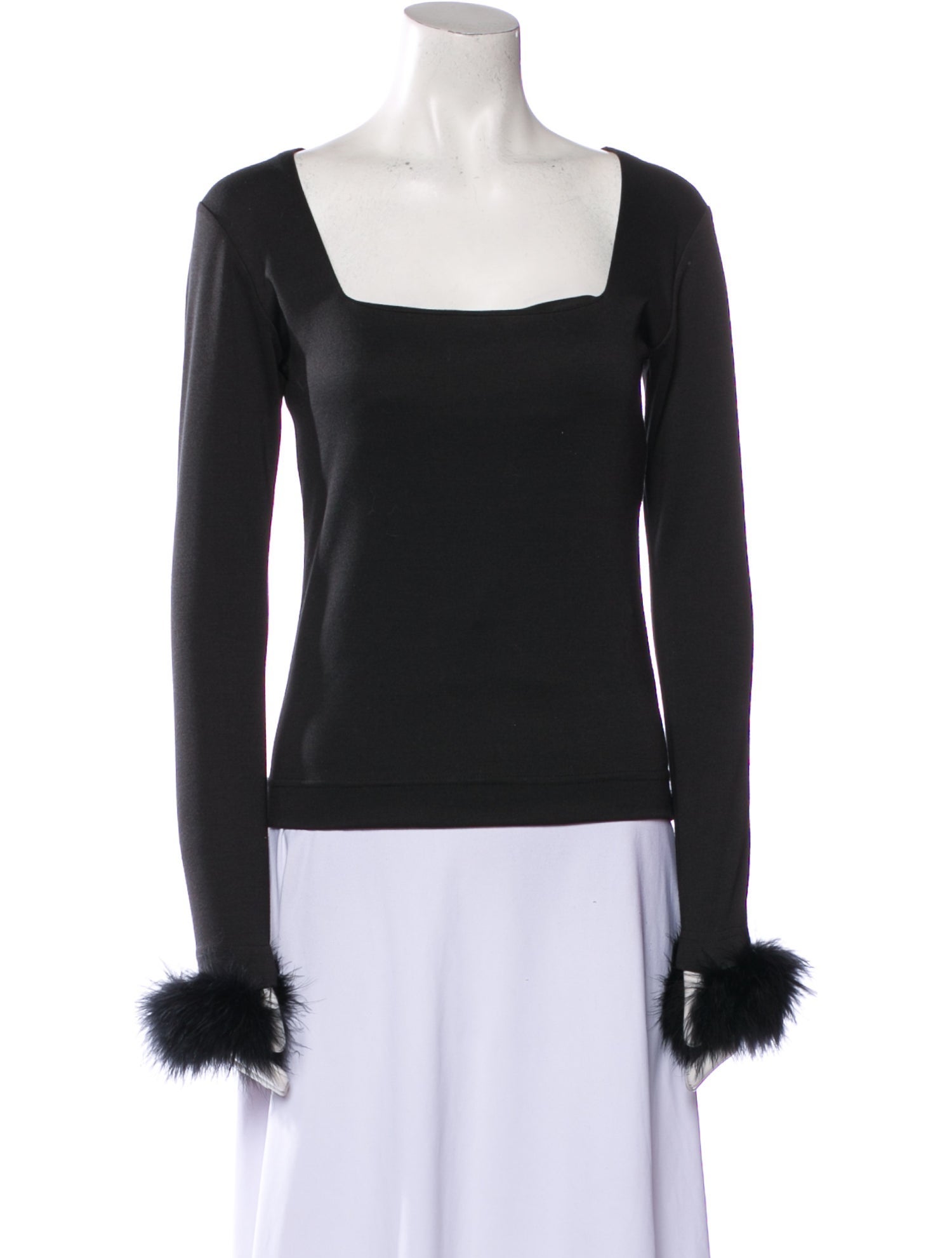 Sleeper Square Neckline Long Sleeve Top