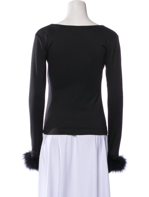 Sleeper Square Neckline Long Sleeve Top