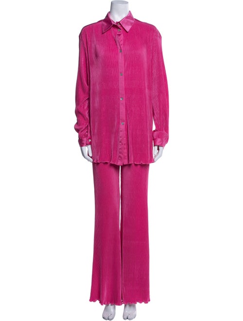 Sleeper Pleated Accents Pant Set