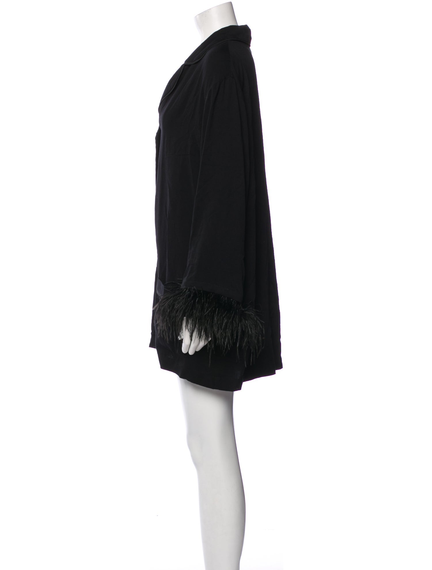 Sleeper Feather Trim Pajamas