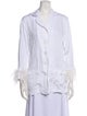 Sleeper Three-Quarter Sleeve Button-Up Top