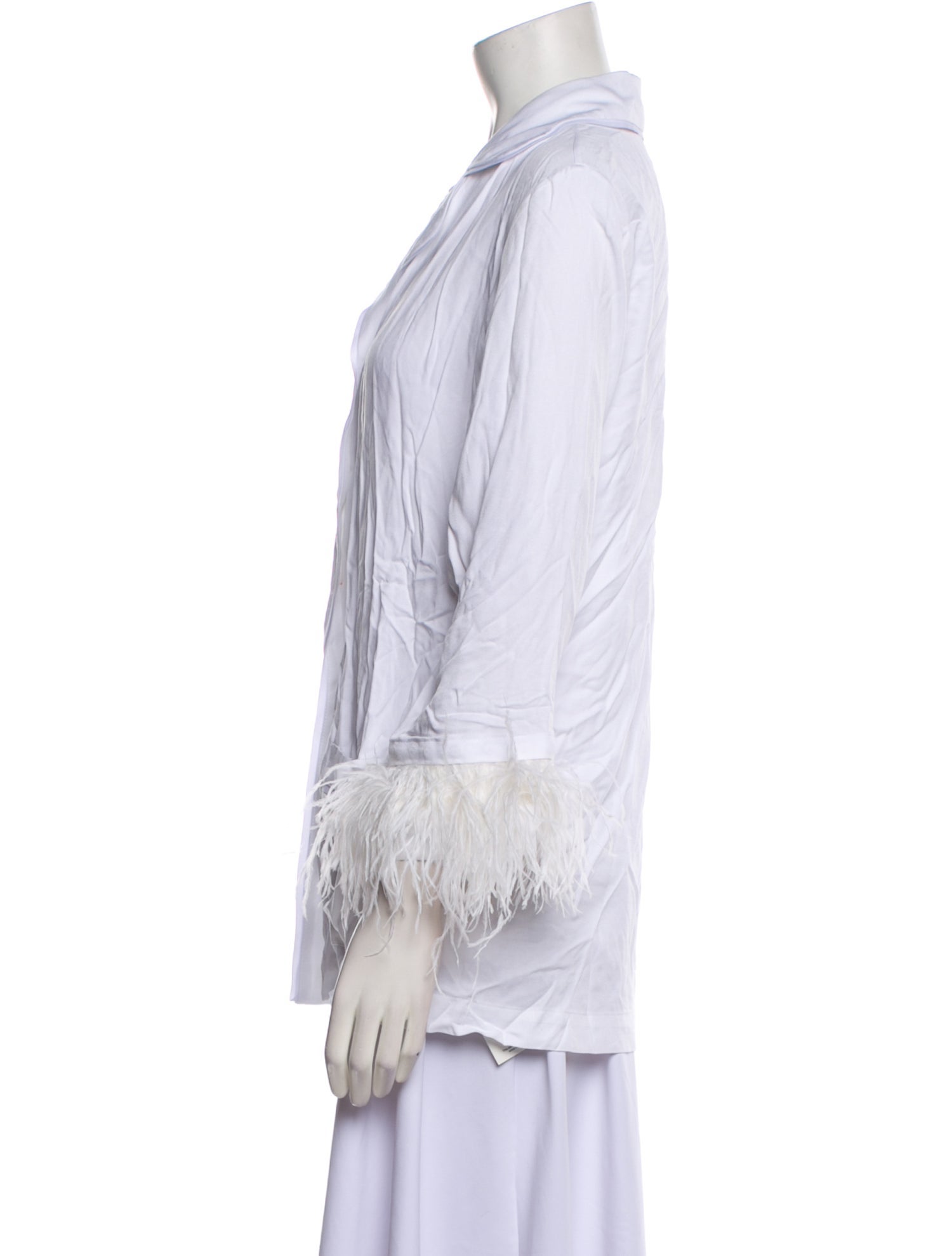 Sleeper Three-Quarter Sleeve Button-Up Top