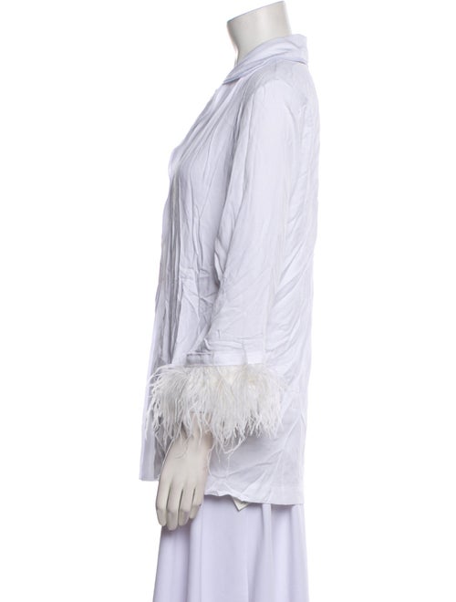 Sleeper Three-Quarter Sleeve Button-Up Top