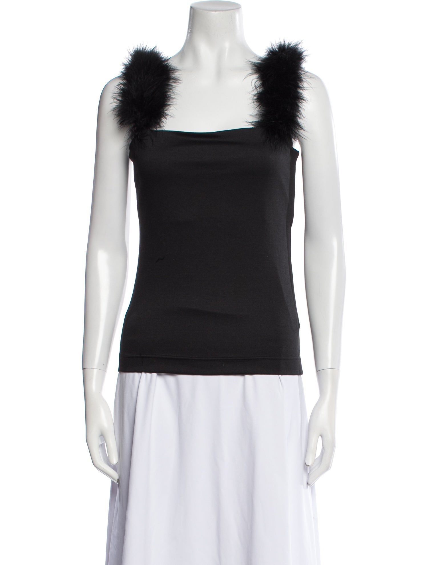 Sleeper Square Neckline Sleeveless Top