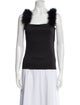 Sleeper Square Neckline Sleeveless Top