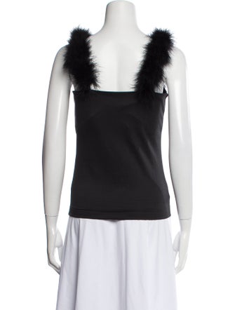 Sleeper Square Neckline Sleeveless Top
