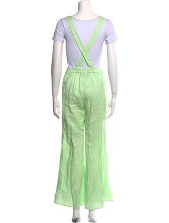 Sleeper Linen Square Neckline Jumpsuit