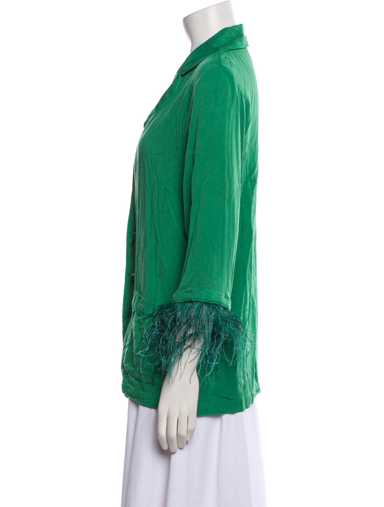 Sleeper Feather Trim Pajamas