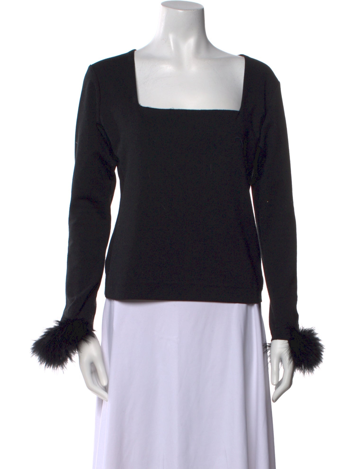 Sleeper Square Neckline Long Sleeve Top