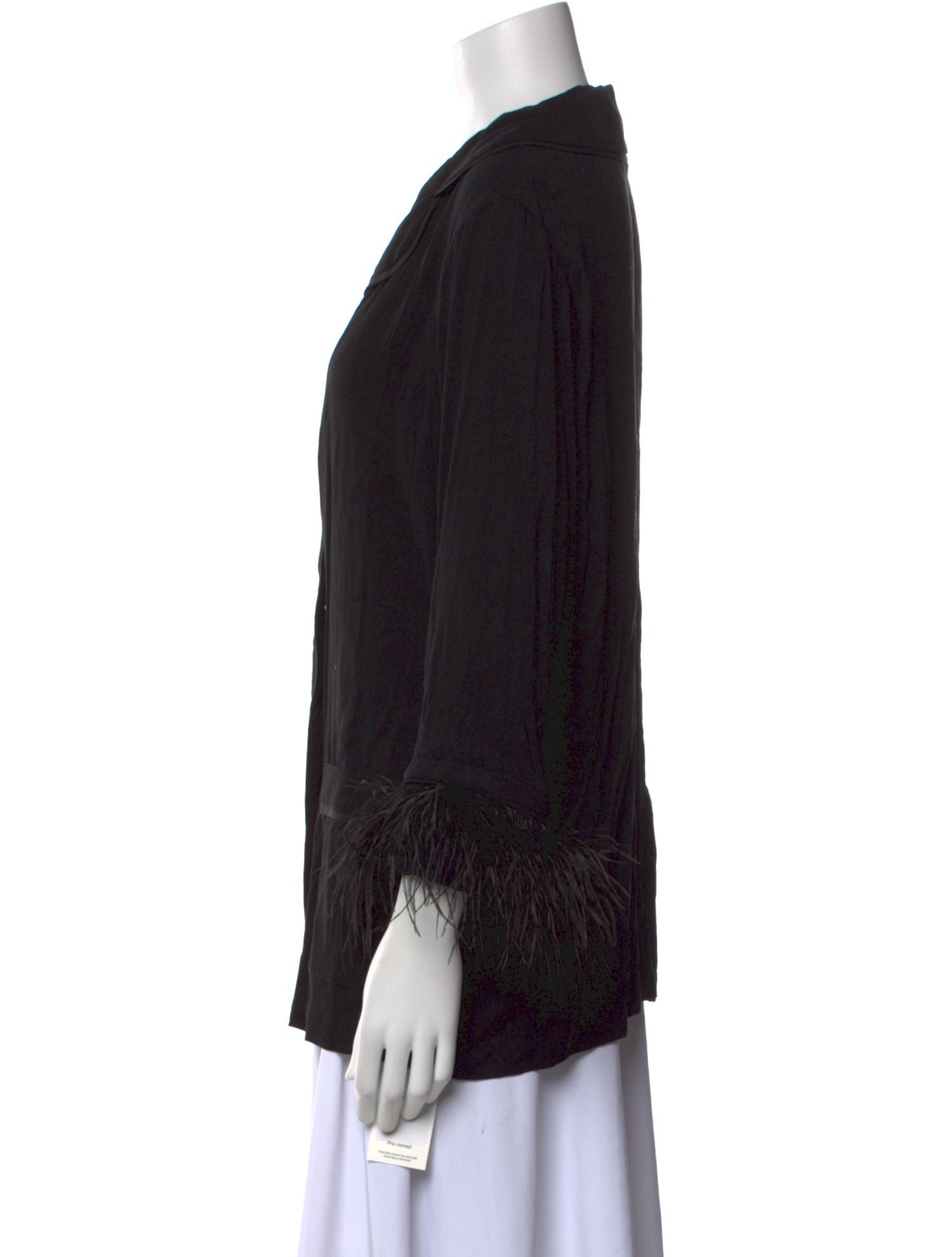 Sleeper Three-Quarter Sleeve Button-Up Top