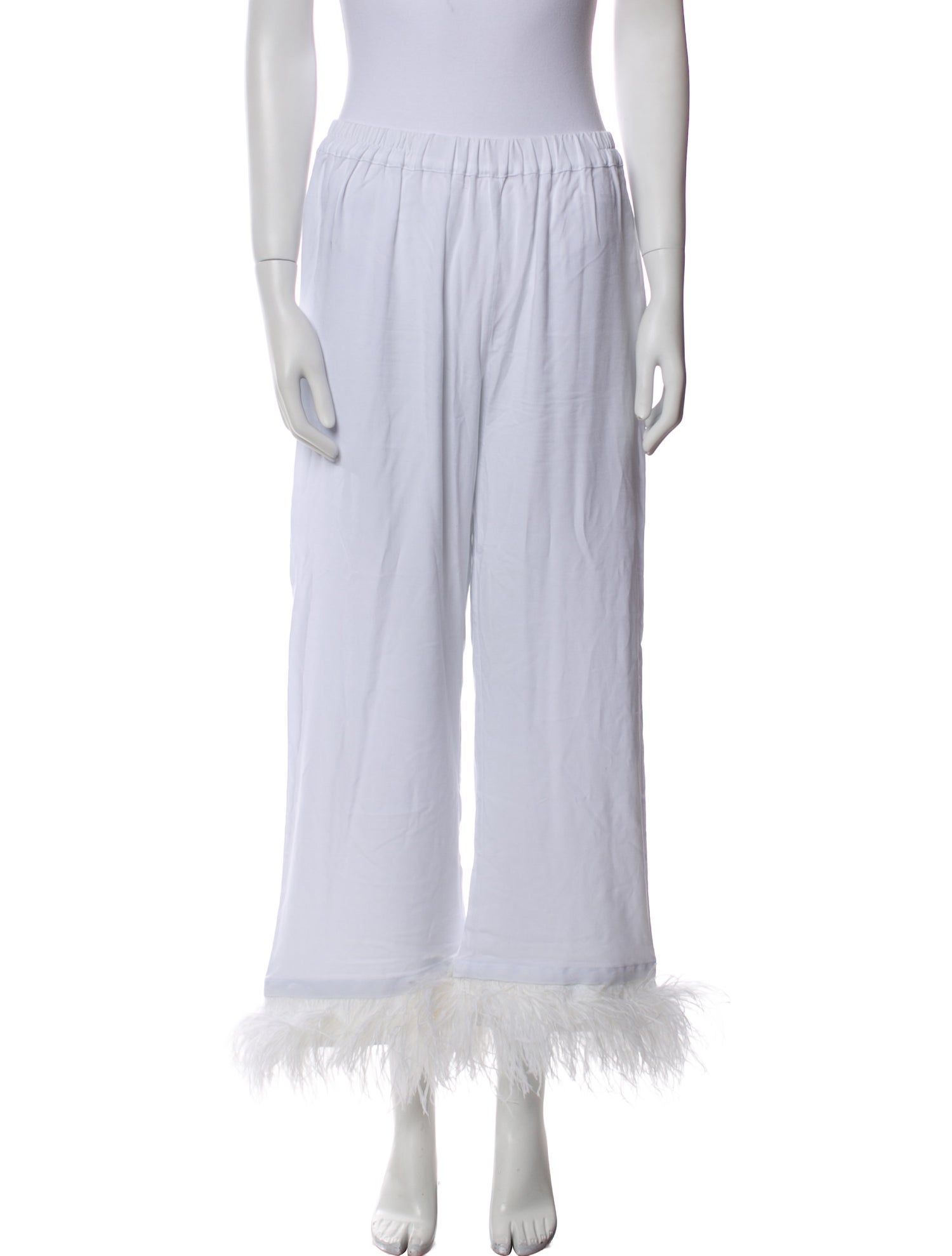 Sleeper Feather Trim Pajamas
