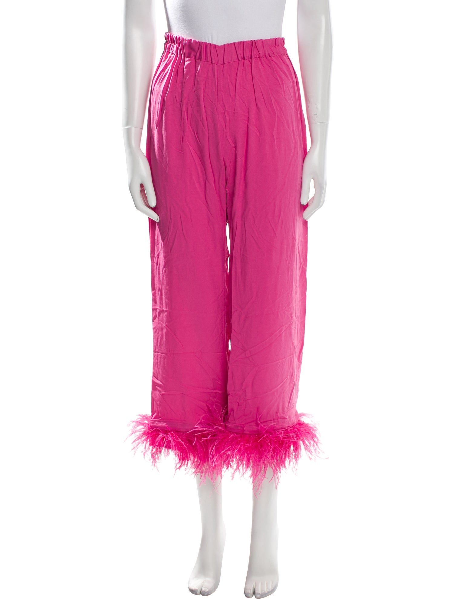 Sleeper Feather Trim Pajamas