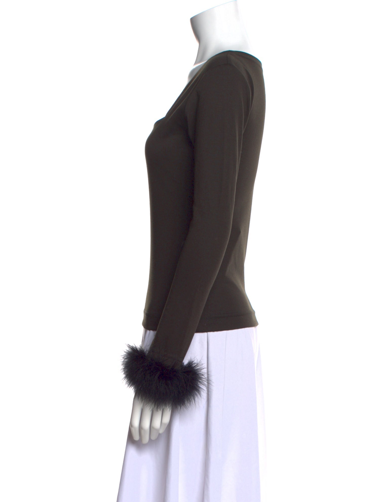 Sleeper Square Neckline Long Sleeve Top