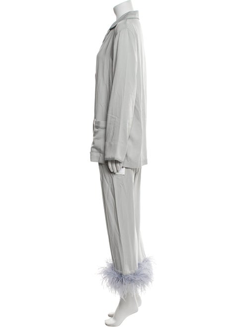 Sleeper Feather Trim Pajamas