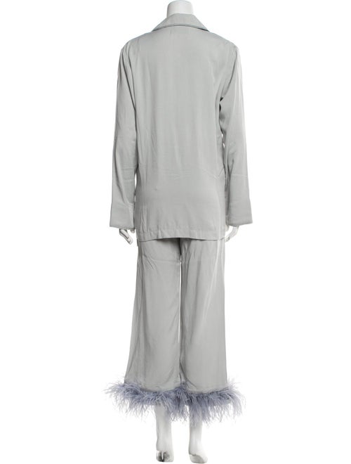 Sleeper Feather Trim Pajamas