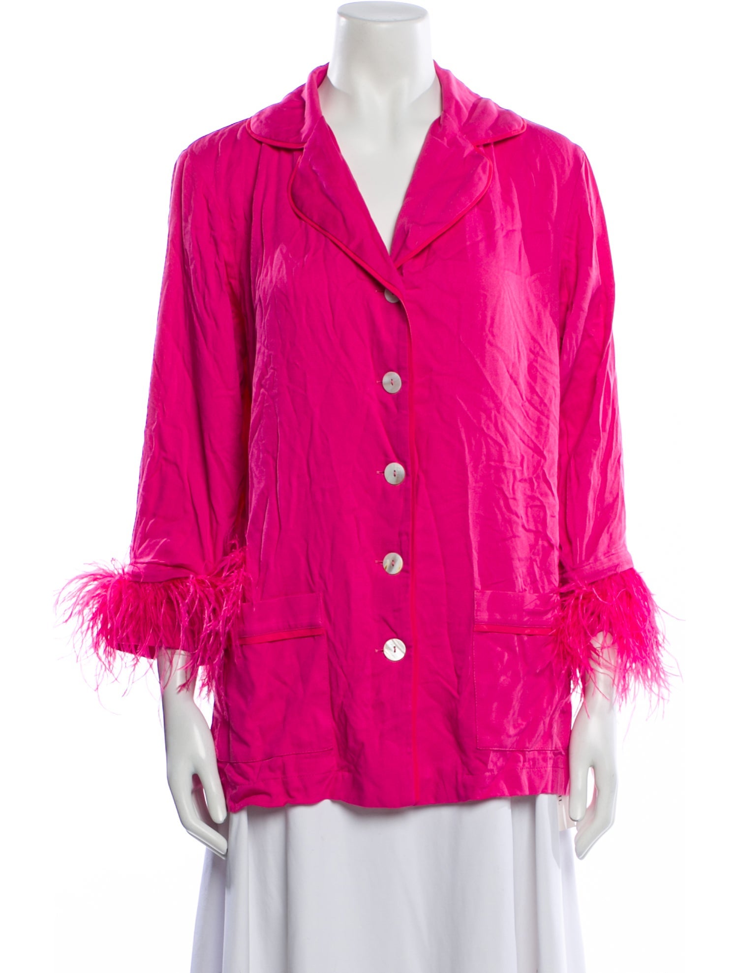 Sleeper Feather Trim Pajamas w/ Tags