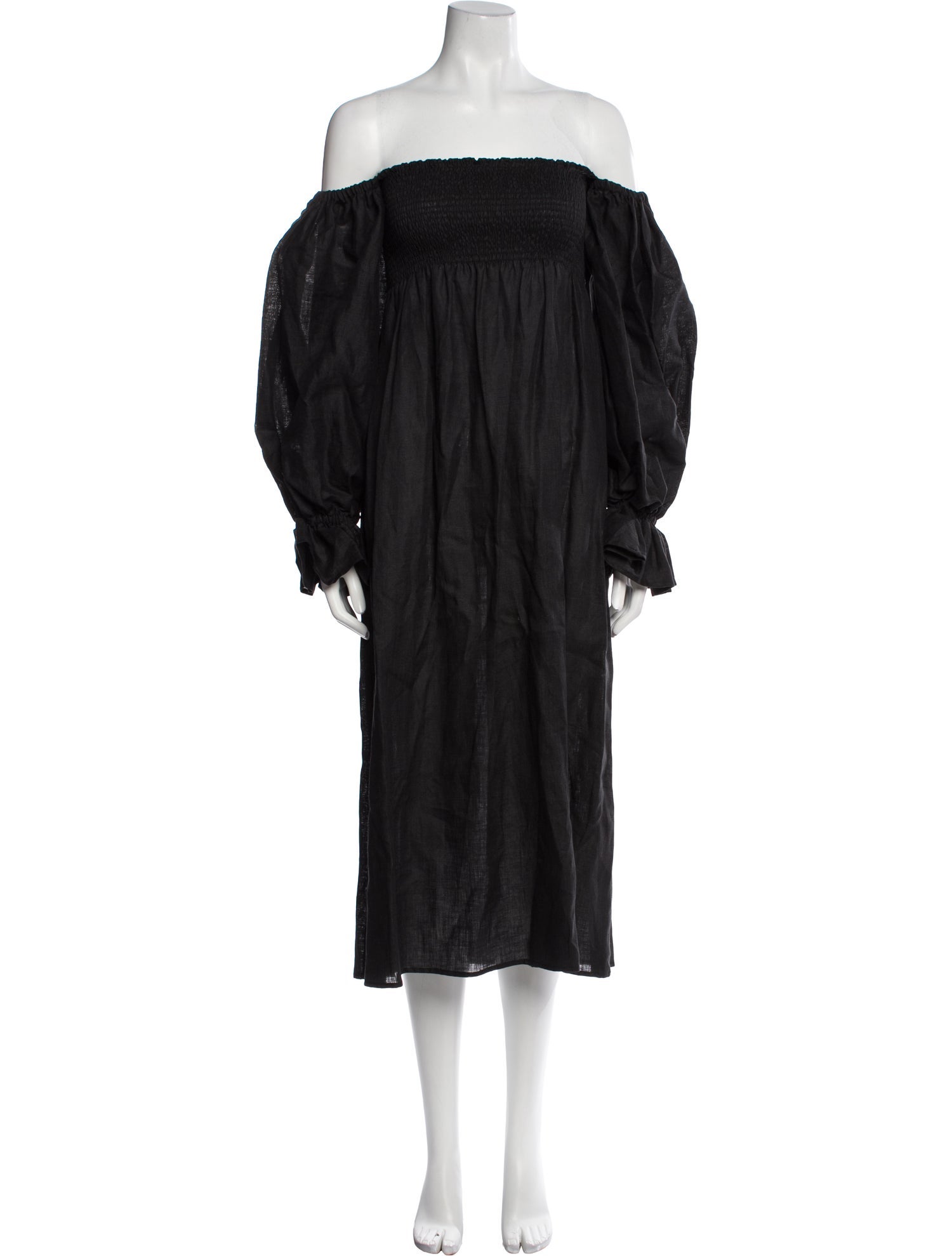 Sleeper Linen Midi Length Dress