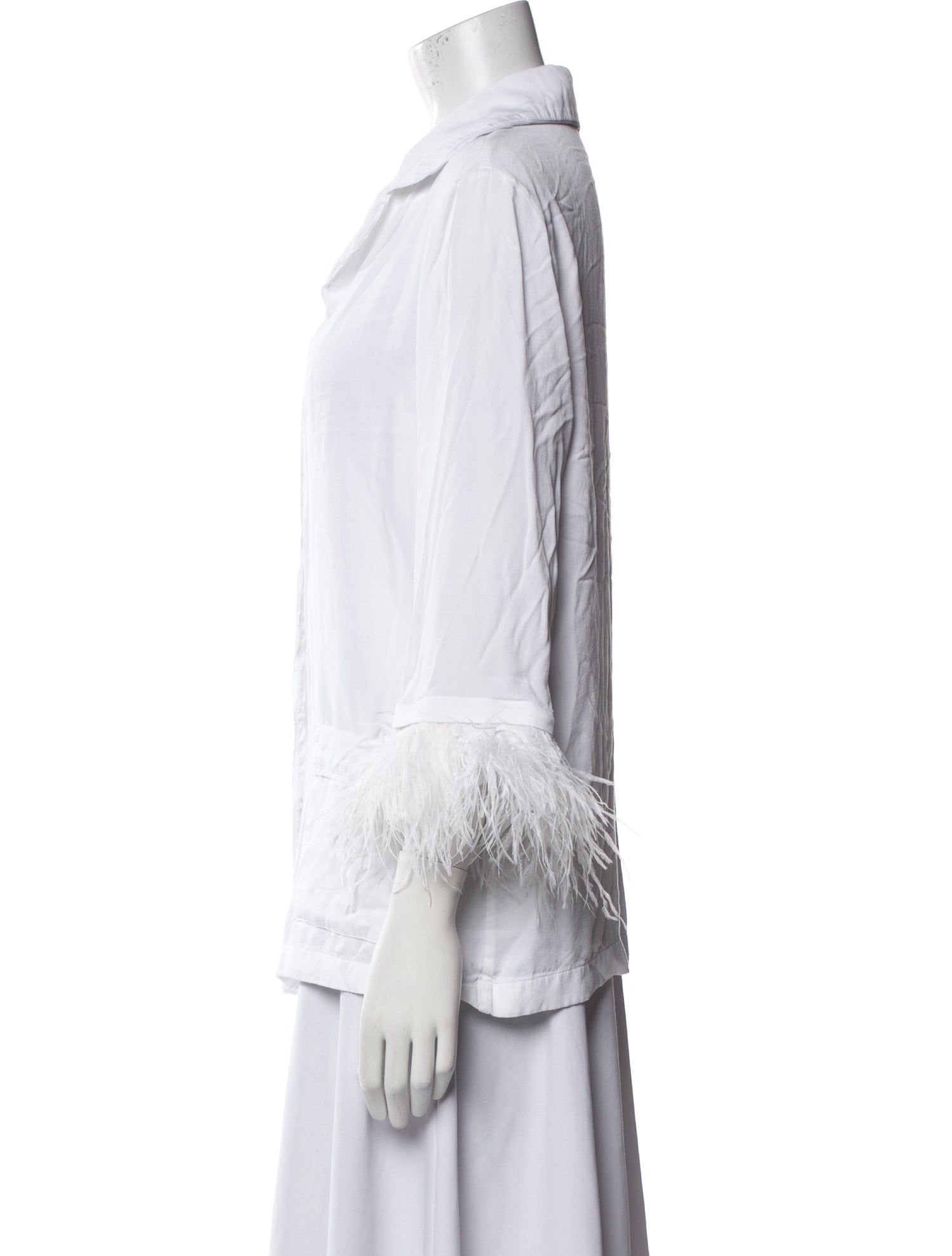 Sleeper Feather Trim Pajamas